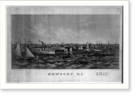 Historic Framed Print, Newport, R.I.,  17-7/8" x 21-7/8"