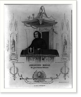 Johannes Ronge, the great German reformer, Vintage Print