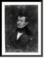 Samuel G. Goodrich, head-and-shoulders portrait, three-quarters to the left, wearing spectacles, Antique Print