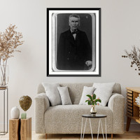 General Santiago Vidaurri, half-length portrait, standing, facing front, Vintage Wall Art