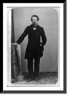 Historic Framed Print, [Guillermo Prieto, full-length portrait, standing, facing front],  17-7/8" x 21-7/8"