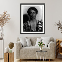 Historic Framed Print, [Mrs. Franklin Delano Roosevelt, head-and-shoulders portrait, facing front],  17-7/8" x 21-7/8"