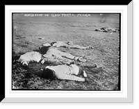Historic Framed Print, Rebels dead on Cerro Prieto, Mexico,  17-7/8" x 21-7/8"