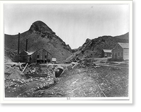 Historic Framed Print, Sugar Loaf, Washoe, Nevada.T. H. O'Sullivan, phot.,  17-7/8" x 21-7/8"
