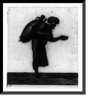 Historic Framed Print, [Water carrier],  17-7/8" x 21-7/8"