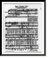 Heil, Kaiser, dir! Neue deutsche Nationalhymne (Dichtung von Karl P&auml;tzold), Vintage Print