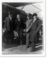 Watchful waiting, Mayor Walker among the 25,000 who waited for the Bremen" flyers" Classic, Historic Print