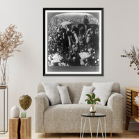 Historic Framed Print, In the domain of King Cotton, near Dallas, Texas,  17-7/8" x 21-7/8"
