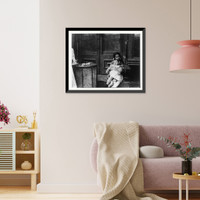Organized Charity - a little girl minding a baby, Historic Reproduction