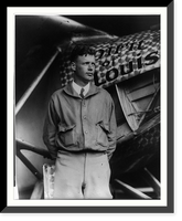 Charles A. Lindbergh, with Spirit of St. Louis in background, May 31, 1927, Vintage Poster