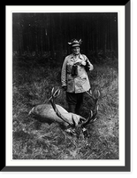 Historic Framed Print, [G&ouml;ring during hunt in Jasnitz],  17-7/8" x 21-7/8"