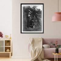 Historic Framed Print, Whose dat?"",  17-7/8" x 21-7/8"