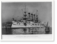 Historic Architecture - Philadelphia - New battleship Maine