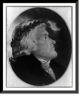 Thomas Jefferson, a philosopher, a patriote sic, and a friend.dessin&eacute; par son ami Tad&eacute;e Kosciuszko et grav&eacute; par Ml. Sokolnicki, Vintage Wall Art