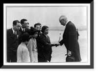 Vintage Photo Print - Mrs. and Misses Saito and Ambassador Grew April
