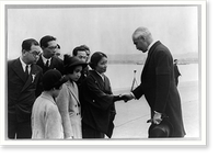 Vintage Photo Print - Mrs. and Misses Saito and Ambassador Grew April
