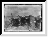 Historic Framed Print, Mexican artillery,  17-7/8" x 21-7/8"