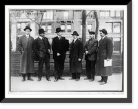 Historic Framed Print, The I.W.W. Committee with Sullivan, Caron, Flunkett, Turner, and Woolman,  17-7/8" x 21-7/8"