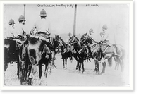 Constabulary awaiting duty - Pitt. Strike (coal miners), Antique Poster