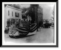 Parade float, showing children, Washington, D.C., July 4, 1918?, Vintage Wall Art
