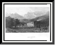 Historic Framed Print, Rocky Mountains.ABierstadt 1863.,  17-7/8" x 21-7/8"