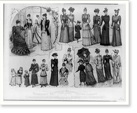 Quarterly report of metropolitan fashions, Autumn 1891, Vintage Poster