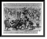 Historic Framed Print, The Barnum and Bailey greatest show on earth. The world's grandest, largest, best, amusement institution. The great ethnological Congress of curious people ...,  17-7/8" x 21-7/8"