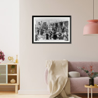 Vintage Americana Print - Circus & Carnival - Crowds at a circus