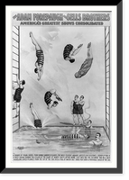 The Adam Forepaugh and Sells Brothers America's greatest shows consolidated. A troupe of pearl divers from Hawaii, Sandwich Islands. A veritable circus of the sea Classic, Antique Print