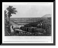 Historic Framed Print, No. 2. Veduta dei ponti della valle presso maddaloni nella provincia di terra di lavoro,  17-7/8" x 21-7/8"