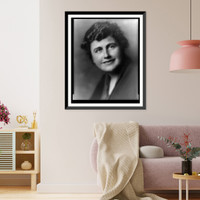 Historic Framed Print, [Mrs. Woodrow Wilson (Edith Bolling Galt), bust portrait, facing front],  17-7/8" x 21-7/8"