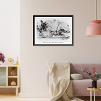 Mose, Lize, & Little Mose going to California Classic, Vintage Print