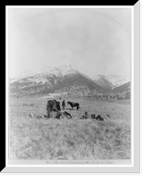 Historic Framed Print, San Francisco mt. from its base.,  17-7/8" x 21-7/8"