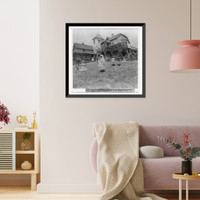 Historic Framed Print, Oak Knoll Farm House, near Napa, Napa Co.,  17-7/8" x 21-7/8"