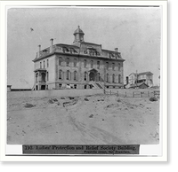 Ladies' Protection and Relief Society Bldg., Franklin St., San Francisco, Antique Print