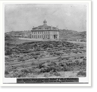 Ladies' Protection and Relief Society Building - Franklin Street from the West, San Francisco, Historic Print