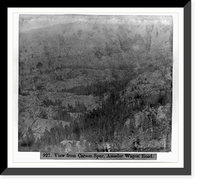 Historic Framed Print, View from Carson Spur, Amador Wagon Road,  17-7/8" x 21-7/8"