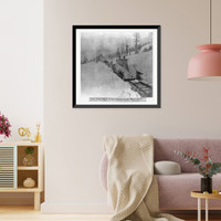 Snow Plow of the Central Pacific R.R. Company - Near Cisco, Vintage Poster