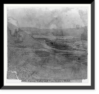 Historic Framed Print, Carson Valley and Van Sickle's Hotel,  17-7/8" x 21-7/8"