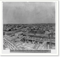 Sacramento City from the new Capitol Bldg. looking North. 9th Street at the right, Antique Wall Art