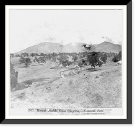 Mount Diablo, from Clayton. General View, Contra Costa County, Historic Print