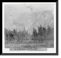 Historic Framed Print, The South Dome, 6,000 feet high, Yosemite Valley, Mariposa County,  17-7/8" x 21-7/8"