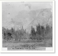 Historic Framed Print, The South Dome, 6,000 feet high, Yosemite Valley, Mariposa County,  17-7/8" x 21-7/8"