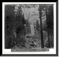 Historic Framed Print, The Vernal Fall, 350 feet high, Yosemite Valley, Mariposa County,  17-7/8" x 21-7/8"