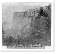 Vintage Landscape - Yosemite - Tu-tock-ah-nu-la (El Capitan)
