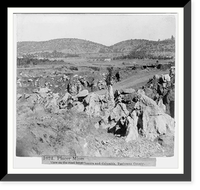 Placer Mines, view on the road between Sonora and Columbia, Tuolumne County Classic, Antique Poster