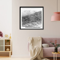 Historic Framed Print, Napa Soda Springs - Distant View - Napa County,  17-7/8" x 21-7/8"