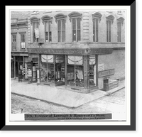 Exterior of Lawrence and Houseworth's Store - 317 and 319 Montgomery Street, San Francisco, Historic Print