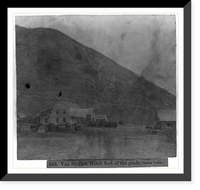 Historic Framed Print, Van Sickle's Hotel, foot of the grade, Carson Valley,  17-7/8" x 21-7/8"