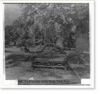 Historic Framed Print, View on Oak Knoll Farm, near Napa, Napa County,  17-7/8" x 21-7/8"
